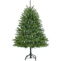StarTech.com Sapin de Noël artificiel - Sapin illuminé par LED - 180 cm - Branches en PVC denses - Support pliable - Pour l'intérieur - Rose foncé