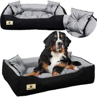AIO Factory Grand lit pour chien 130x105 CM Coussin pour chiens Canapé pour chiens et chats EDANTI