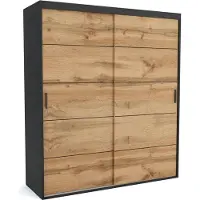 Furnlux Classic FURNLUX Tapis de vestiaire C Marron et Noir 170cm / Couleur principale : Marron / Dimensions : 170 x 60 x 205 cm