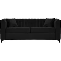 Wintech Mary - Canapé convertible 140 en mousse de qualité médicale-Velluto 20-matte black