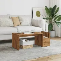 Prolenta Maison Exclusive - Table basse Chêne Artisan 90x45x35 cm Matériau dérivé du bois