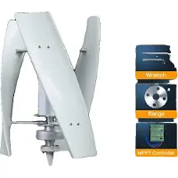 OEM Éolienne, haute efficacité, fonctionnement silencieux, contrôleur MPPT , 8000W, 24V