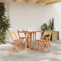 Prolenta Maison Exclusive - Table de jardin Butterfly pliable 120x70x75 cm en teck massif