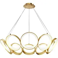 Toolight Lampe Suspendue Suspendue APP1800-CP Gold