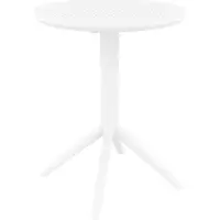 CLP Table pliante Sky round 60, ronde - blanche