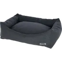 Kerbl Panier pour chien à mémoire de forme Platin Ortho, 65 x 55 x 20 cm, Gris, Housse 100% Polyester