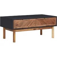 Prolenta Maison Exclusive - Table basse 90 x 50 x 40 cm en bois massif d'acacia et MDF