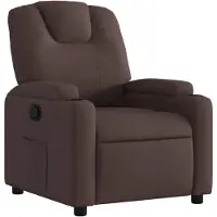 Sonstiges Fauteuil inclinable Marron foncé Tissu