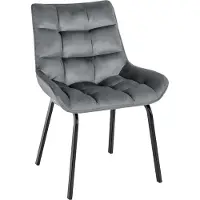 CLP Chaise Saranda en velours - marron