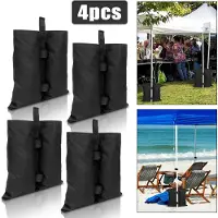 HENGDA 4 sacs de sable pour pavillon s pour augmenter le poids des pavillons pop-up, tentes de jardin, parasols, trampolines