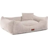 Adgo Lit pour chien Oaza avec bord, lit pour animaux, lit, lit de sol, oreiller pour chien