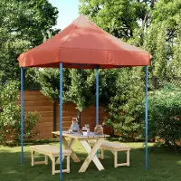 vidaXL 2025 cloris Tente de réception pliante Pop-Up rouge terracotta 200x200x306 cm - Pavillons & Tentes de réception Sale3383637 1parcel