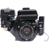 StarTech.com Moteur à essence - 7,5 CV 210 cm³ 4 temps avec démarrage électrique - monocylindre - pour compresseur, scarificateur, tondeuse à gazon, kart - noir