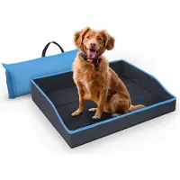 BC-Agentur Lit de voyage pliable, 60 cm x 43 cm - Bleu (R)