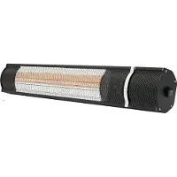 OEM Chauffage infrarouge extérieur, mural ou sur pied, avec télécommande, noir, UE