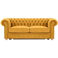 Wintech Chesterfield Max Borneo – Canapé trois places convertible avec sommier-Velluto 8-aveo