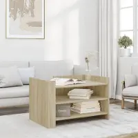 Prolenta Maison Exclusive - Table basse en chêne Sonoma 80x50x50 cm Matériau dérivé du bois