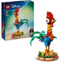 LEGO Disney Vaiana Heihei, Jouet de Construction, 566 Pièces, Enfant 9+ Ans, Coq Articulé à Construire