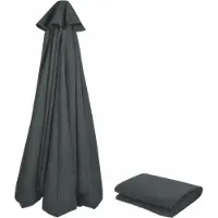 Sonstiges Housse de rechange Parasol 3m Anthracite Protection UV Plage Terrasse