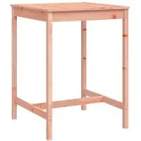 Syfax Table de jardin 82,5x82,5x110 cm bois massif de douglas