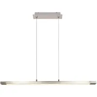 Rabalux Lampe suspendue avec interrupteur LED 27W chrome satiné 5280 Yordana