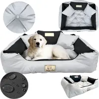AIO Factory Lit pour chien, canapé imperméable, 100x75 Cm, nom espace, literie, oreillers, canapé, canapé, parc pour enfants