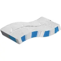 Syfax Matelas à ressorts ensachés pour enfants moyen 80x160 cm