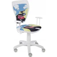 Sonstiges Chaise de bureau pour enfants 55x97cm Chaise de bureau Chaise pivotante pour jeunes ; voitures