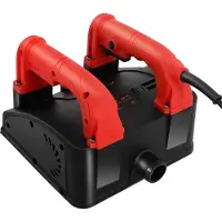 OEM Rabot électrique mural, puissance 1200W, profondeur de fraisage 16 cm, profondeur réglable, rouge
