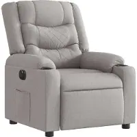 Sonstiges Fauteuil inclinable électrique gris nuage tissu