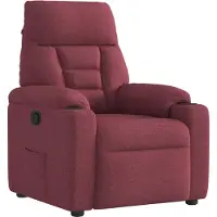 Syfax Fauteuil inclinable Rouge bordeaux Tissu