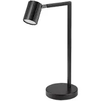 Rabalux Lampe de bureau minimaliste réglable noir base ronde 1xGU10 5W KARTER