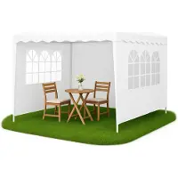 AGA Pavillon de jardin 3x3 m DS7007 Blanc