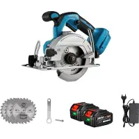 OEM Scie circulaire électrique, 18V sur batterie, moteur brushless 11000 tr/min, batterie 2-388VF