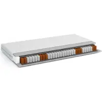 Furnlux Classic FURNLUX Matelas à ressorts Prago White 80x180cm / Hauptfarbe : Weiß / Abmessungen : 80 x 180 x 18 cm