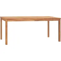 Prolenta Maison Exclusive - Table à dîner de jardin 180x90x77 cm Bois de teck solide