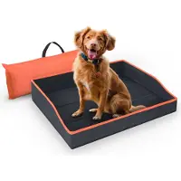 BC-Agentur Lit de voyage pliable, dimensions 60 cm x 43 cm - Orange