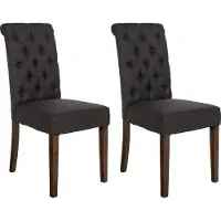 CLP lot de 2 chaises de salle à manger Lisburn