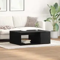 Prolenta Maison Exclusive - Table basse aspect chêne noir 90 x 67 x 33 cm Matériau dérivé du bois