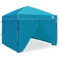 Syfax Tente à abri Bleu 243 x 243 x 251 cm tissu