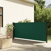 vidaXL BEI CLORIS Store latéral extensible Vert foncé 117x300 cm - Parasols Nouveau9182869 1parcel