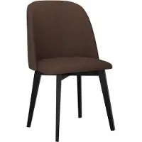 Mirjan 24 Chaise de cuisine rembourrée AFTON 5 - noir / marron 2