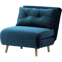 Wintech Fauteuil convertible Flic - large de 77 cm-Velluto 11-wax black