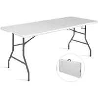 Costway Table pliante Table de camping Table pliante Table de jardin Table de bière Table de salle à manger Table de balcon Table pliante L