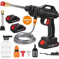 OEM Nettoyeur haute pression sur batterie, 21V sur batterie, 30Bar de pression maximale, Avec 2 batteries, Sur batterie