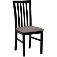 Mirjan 24 Chaises de table à manger FRATONIA 1 - noir / marron 1