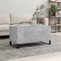 Prolenta Maison Exclusive - Table basse gris béton 90x44,5x45 cm Matériau dérivé du bois