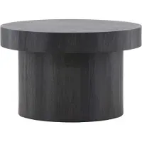 Furnlux Classic FURNLUX Table basse Malung Noir 80cm / Hauptfarbe : Schwarz / Abmessungen : 80 x 80 x 50 cm