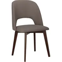 Mirjan 24 Chaise de salle à manger rembourrée AFTON 7 - noyer / marron 1