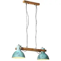 Syfax Lampe suspendue 25 W bleu délavé 85x28x109 cm E27